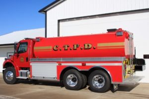 Cleveland Township Fire Department fire tank truck