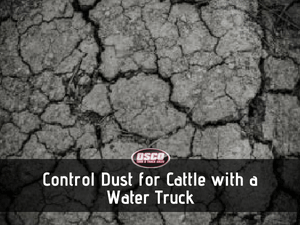 dust control water truck