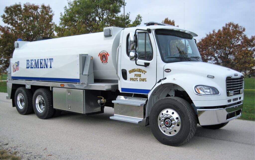 White tank truck from Osco Tank & Truck Sales