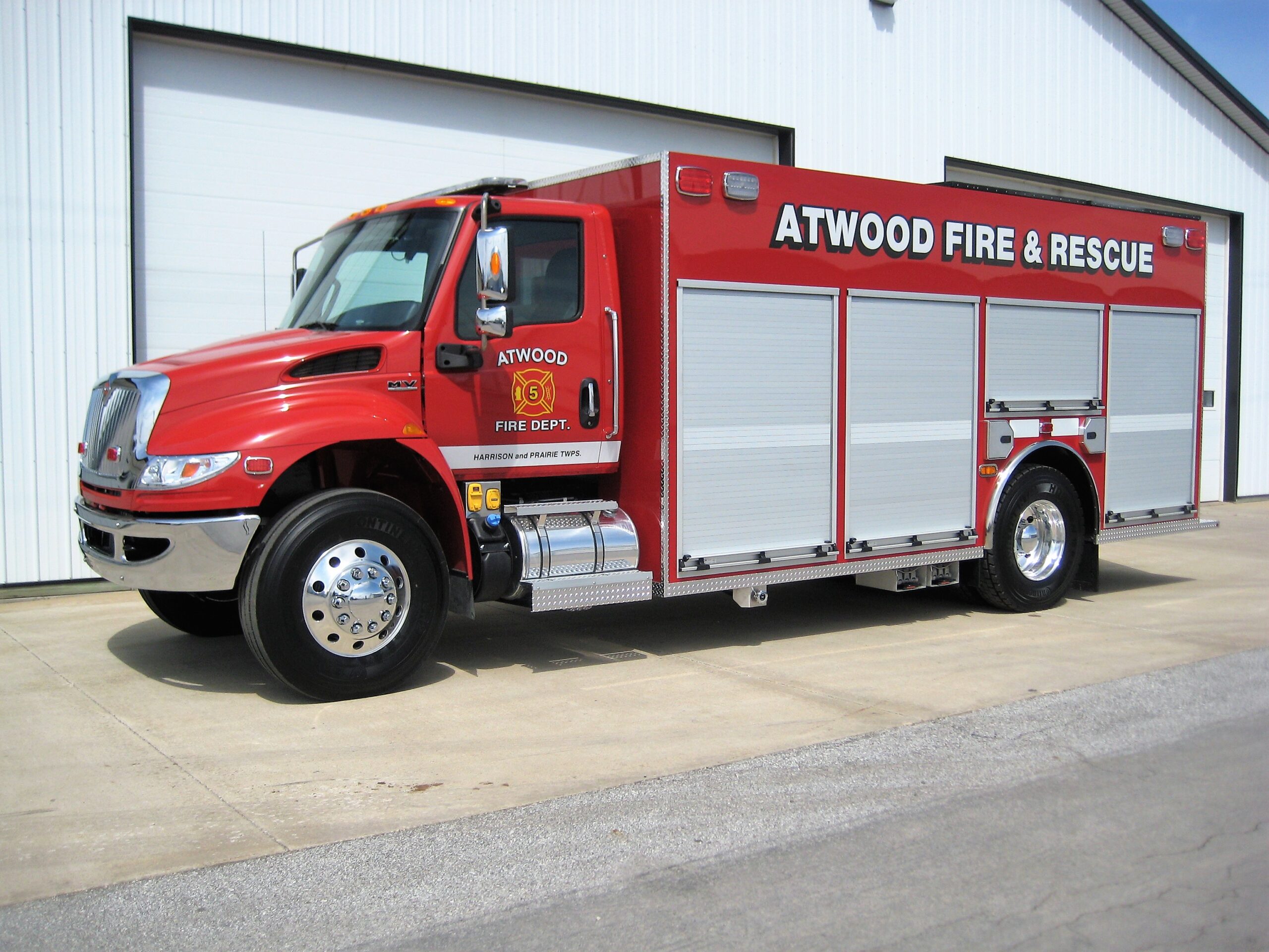 Custom fire truck from Osco Tank and Truck